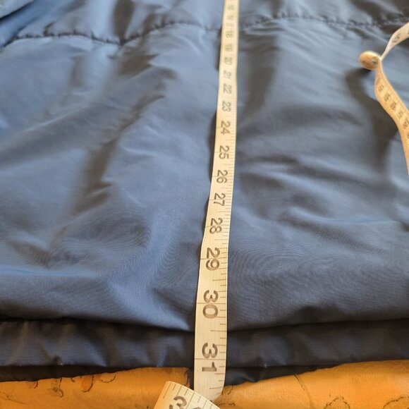 L.L. Bean Baxter State Parka VTG 90s Wool Buffalo Plaid Lined Blue Jacket Large - Picture 16 of 16